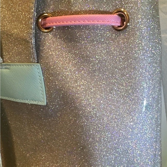 Stoney Clover Lane Flap Backpack Diner Collection Silver Shimmer Rare - Picture 5 of 13